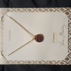 Vera Bradley Gold Sisters Pendant Necklace